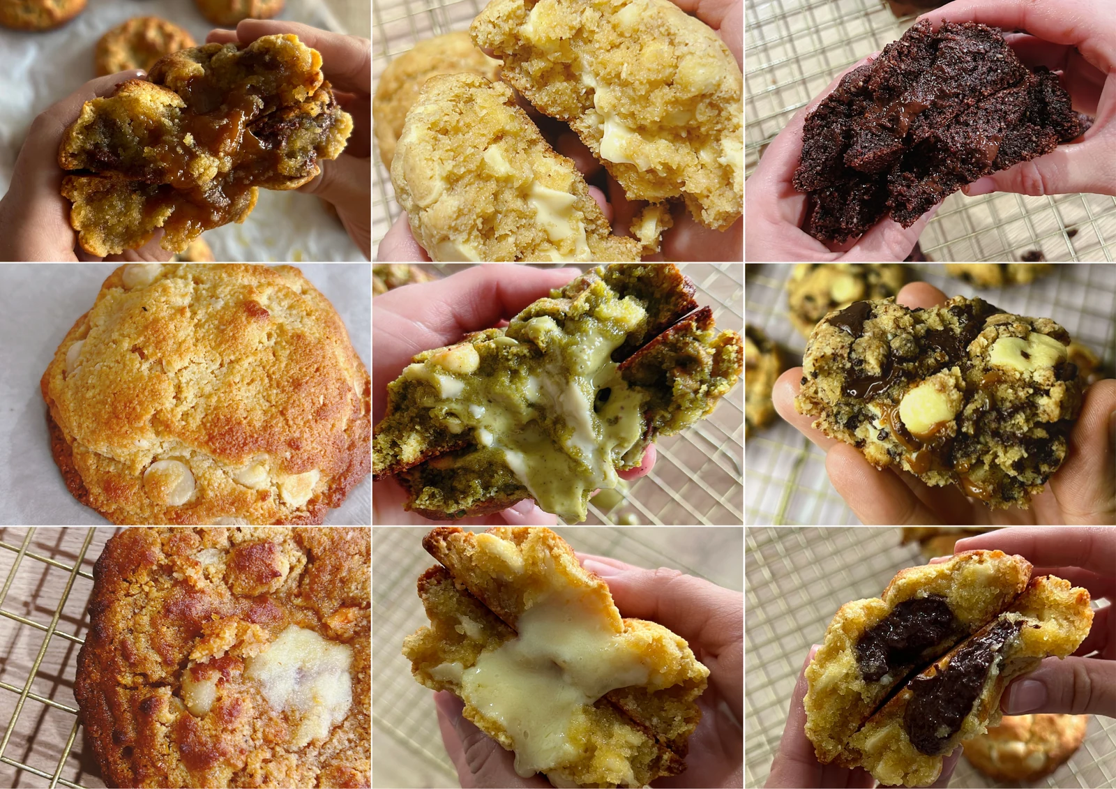 Composición con varias galletas saludables y keto del curso
